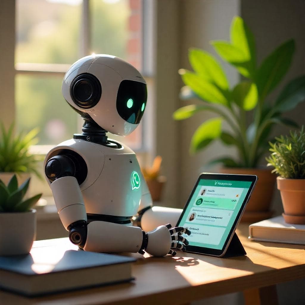 AI Chatbot Illustration