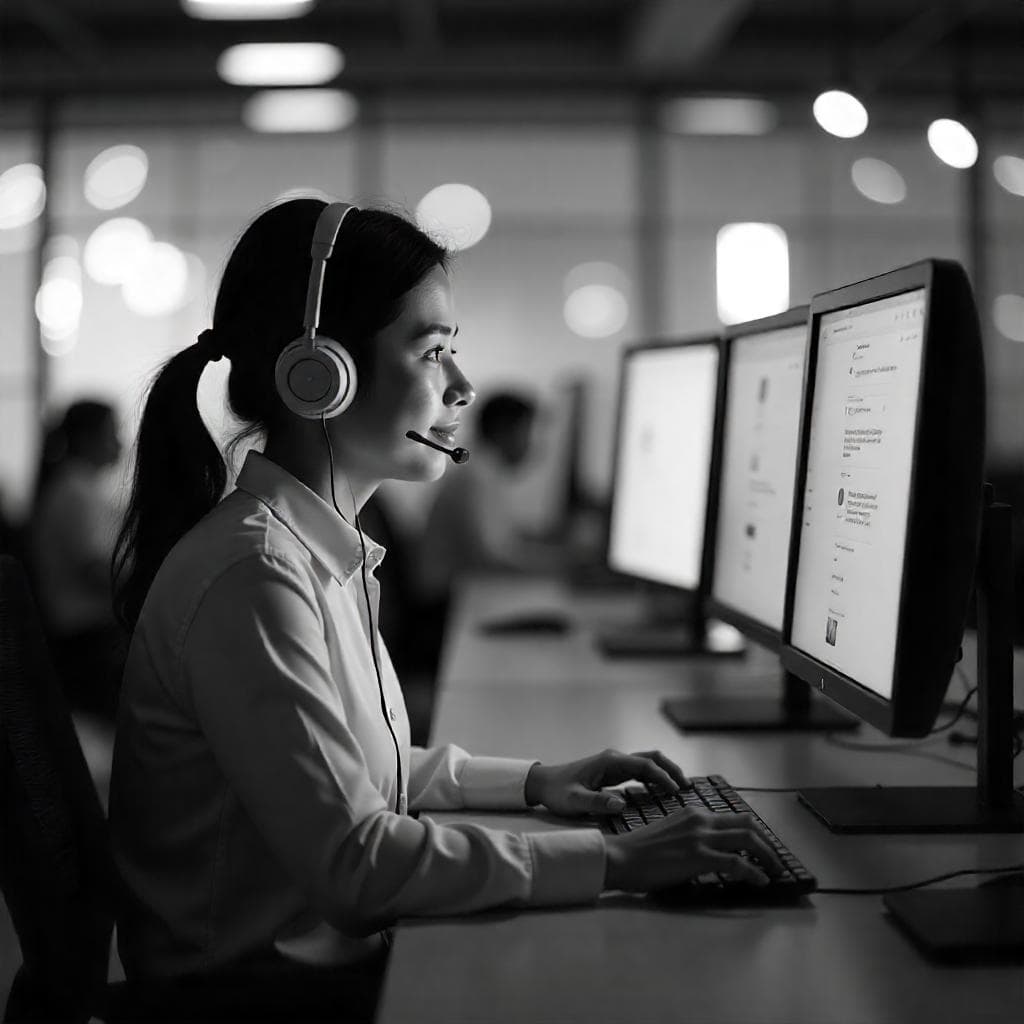 AI Voice Agent Illustration